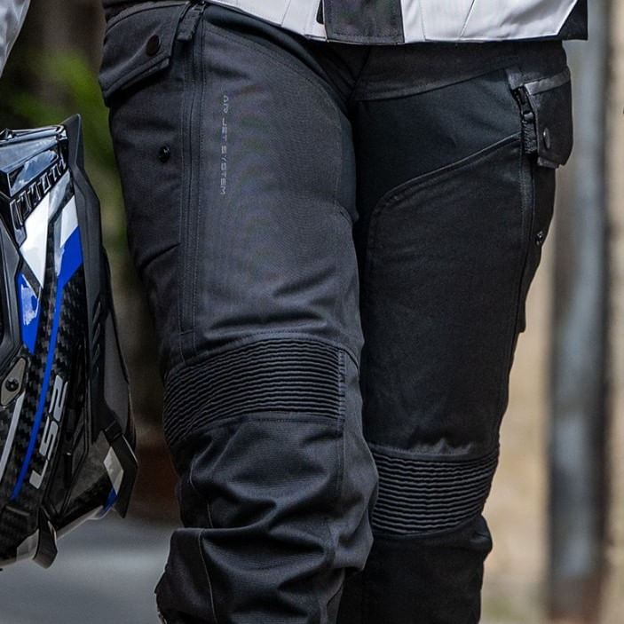 Pantalon LS2 Travel Hombre Negro / Gris